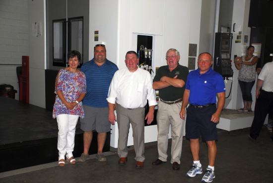 NPK President, Dan Tyrrell, with members of Walton Hills' city council