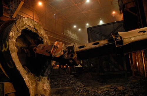 Steel Mill Slag Removal