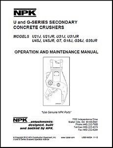 Concrete Pulverizer Operation & Maintenance Manual