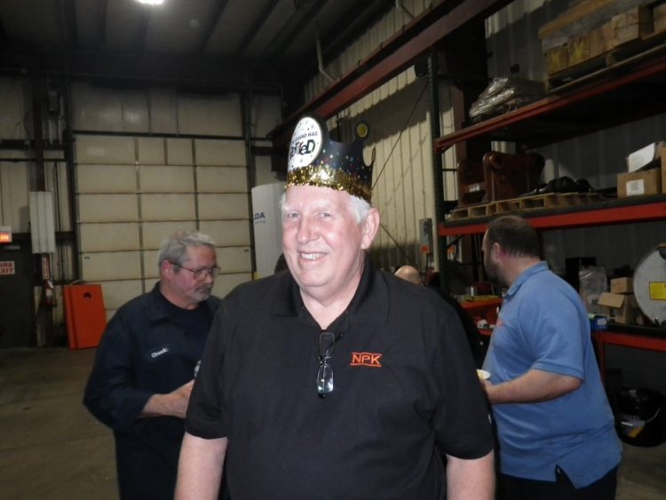 The Legend Himself, Dean Lewis in his party hat "The Legend has Retired"