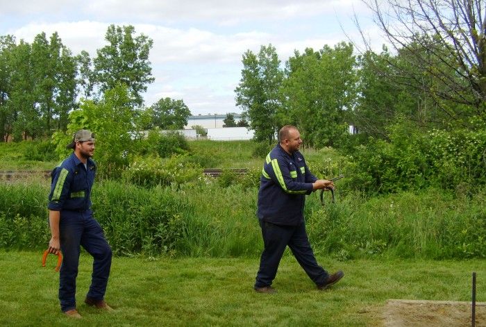 June 2018 NPK Service Conference - playing horseshoes
